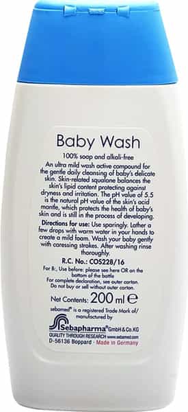 Sebamed Baby Wash Extra Soft - 200Ml