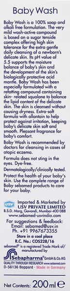 Sebamed Baby Wash Extra Soft - 200Ml