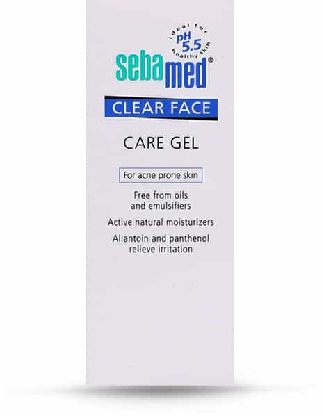 Sebamed Clear Face Care Gel 50ml | Ph 5.5 | Acne Prone Skin | Hyaluron & Aloe Vera | Water Based Moisturiser