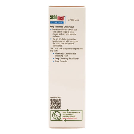 Sebamed Clear Face Care Gel 50ml | Ph 5.5 | Acne Prone Skin | Hyaluron & Aloe Vera