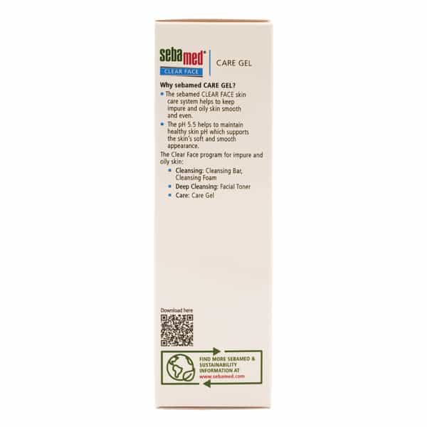 Sebamed Clear Face Care Gel | Ph 5.5 | For Impure & Oily Skin | 50 Ml