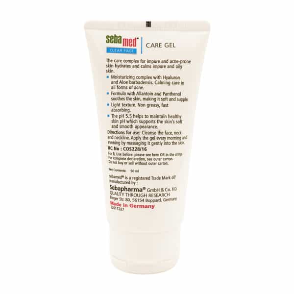 Sebamed Clear Face Care Gel | Ph 5.5 | For Impure & Oily Skin | 50 Ml