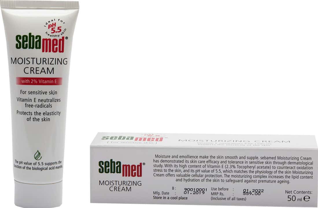 Buy SEBAMED MOISTURIZING CREAM 50 ML PH 5.5 NORMAL DRY SKIN