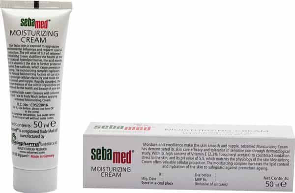 Sebamed Moisturizing Cream 50 Ml | Ph 5.5 | Normal - Dry Skin | Prevents Premature Aging