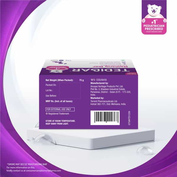 Tedibar Bathing Bar 75Gm