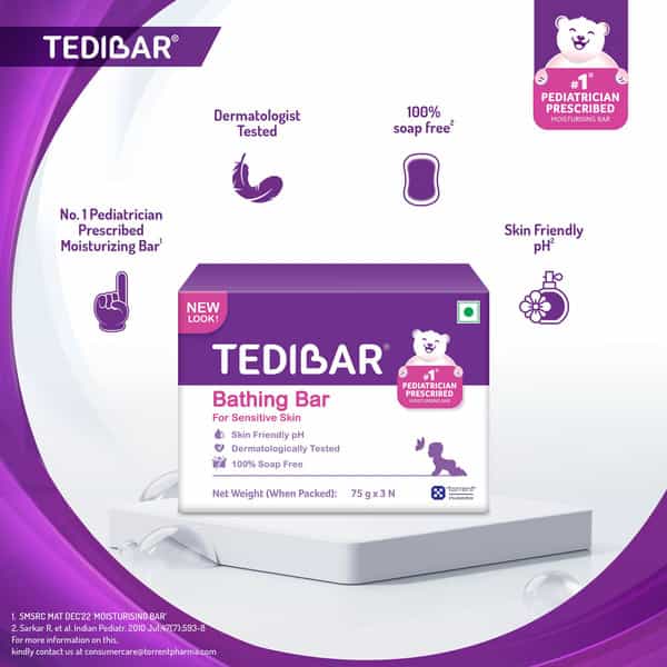 Tedibar Bathing Bar 75Gm