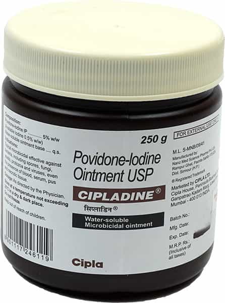 Cipladine 5% Oint 250Gm