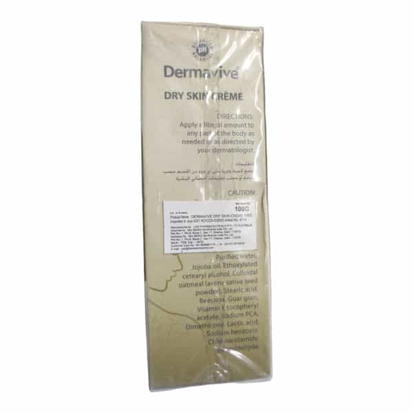 Dermavive Dry Skin Cream 100Gm