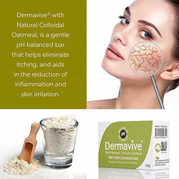 Dermavive Dry Skin Cleansing Soap 120Gm
