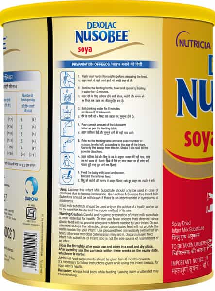 Nusobee Soya Baby Food Tin Of 400 G