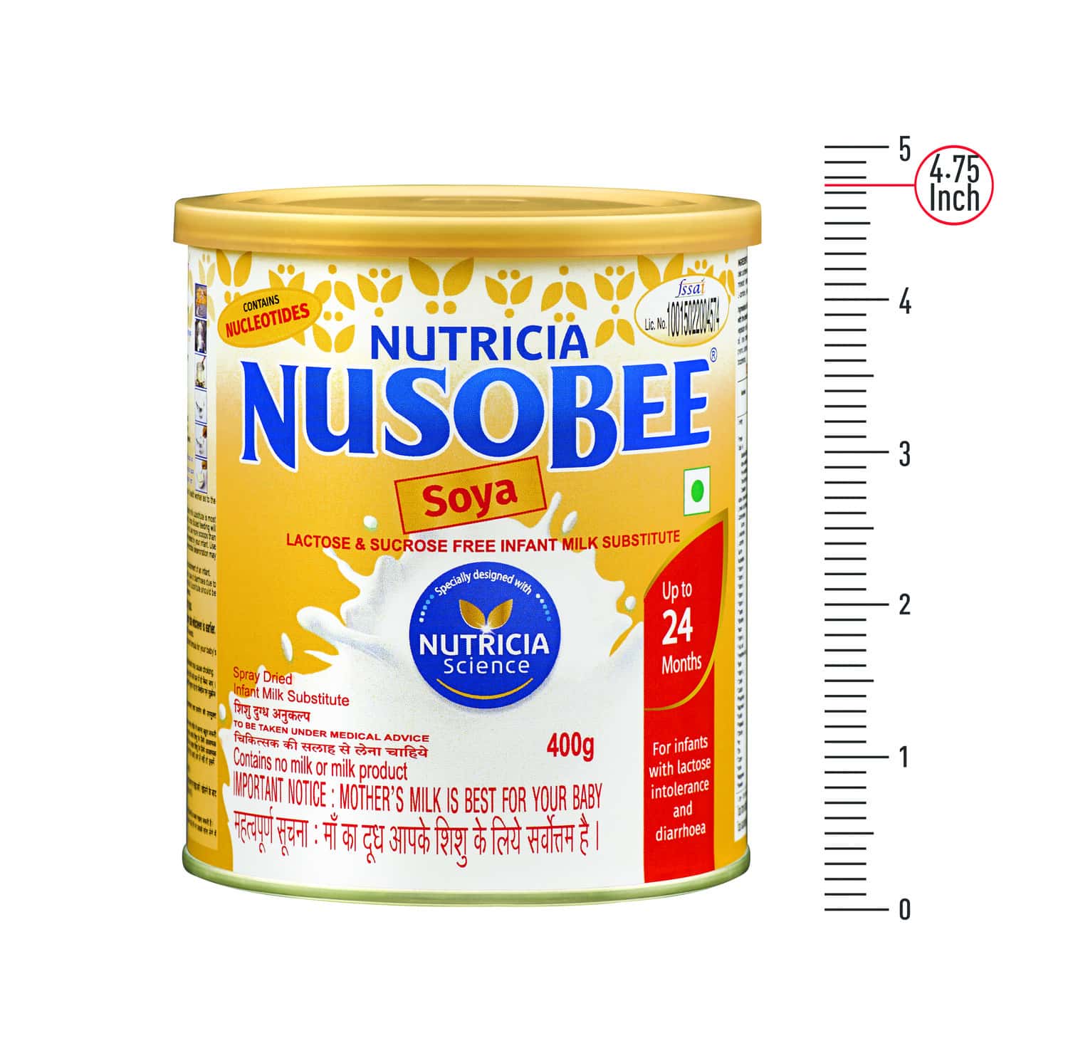 Buy Nusobee Soya Baby Food Tin Of 400 G Online at Flat 18 OFF* PharmEasy