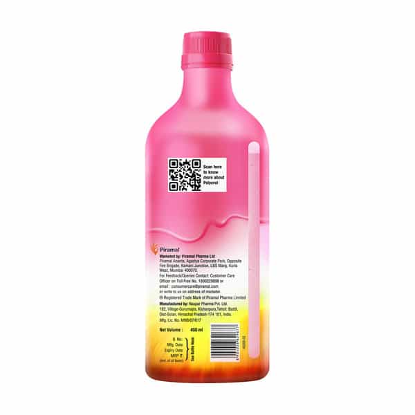 Polycrol Xpress Relief From Acidity & Gas | Antacid | Sugar Free | Mint Flavour | 450 Ml