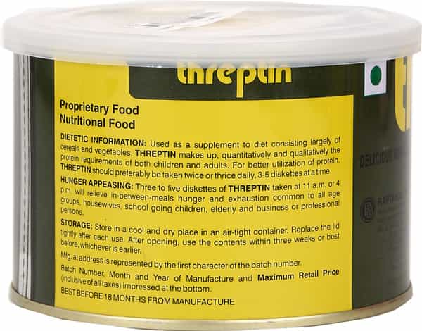 Threptin Nutrition Diskettes Tin Of 275 G