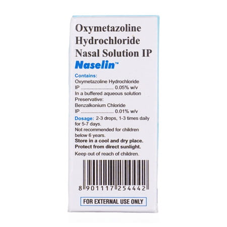 Naselin Nasal Solution Bottle Of 10 Ml