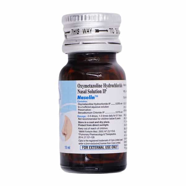 Naselin Nasal Solution Bottle Of 10 Ml