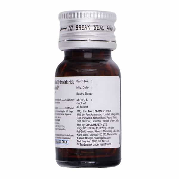 Naselin Nasal Solution Bottle Of 10 Ml