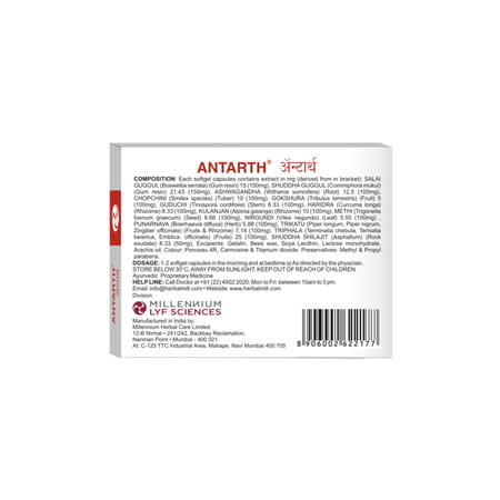 Antarth Strip Of 10 Softgel Capsules (Pack Of 3)