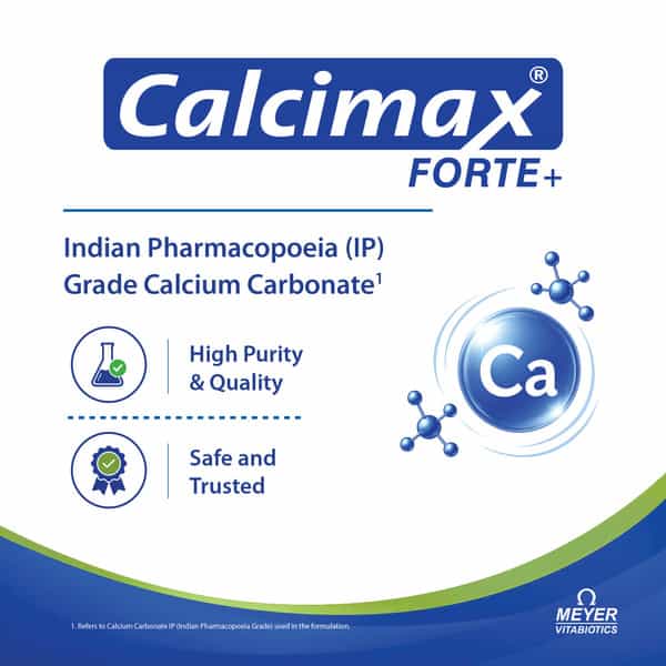 Calcimax Forte Plus | Strip | 30 Tablets