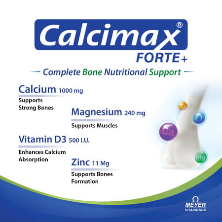 Calcimax Forte Plus | Strip | 30 Tablets