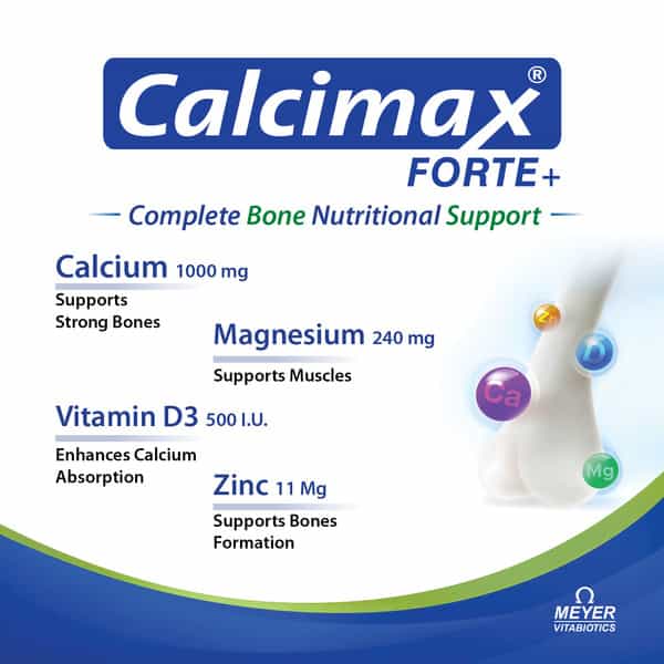 Calcimax Forte Plus | Strip | 30 Tablets