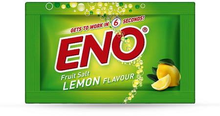 Eno Fruit Salt Powder | Lemon | Sachet | 5 Gm