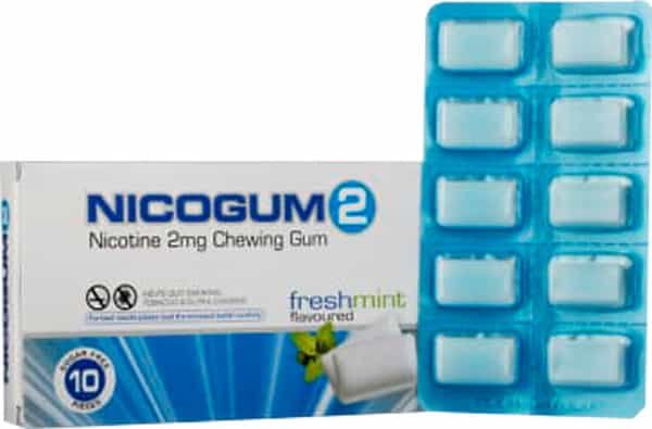 Nicogum 2Mg Chew Gum Tab Strip Of 10