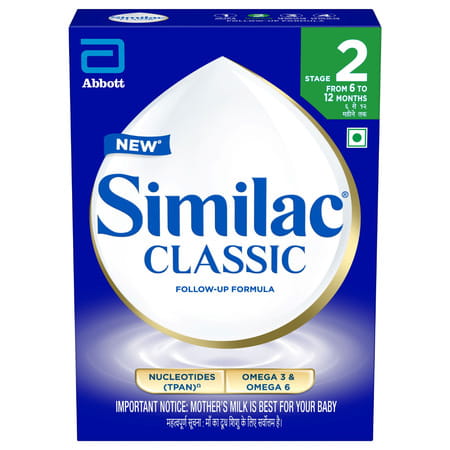 Similac Classic Stage 2 Follow-Up Formula (From 6 - 12 Months) Refill Of 400 Gm