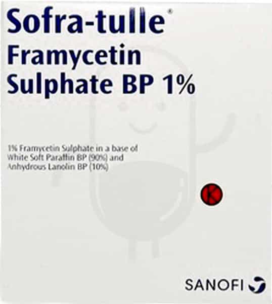 Sofra Tulle 1% Dressing 10X10cm