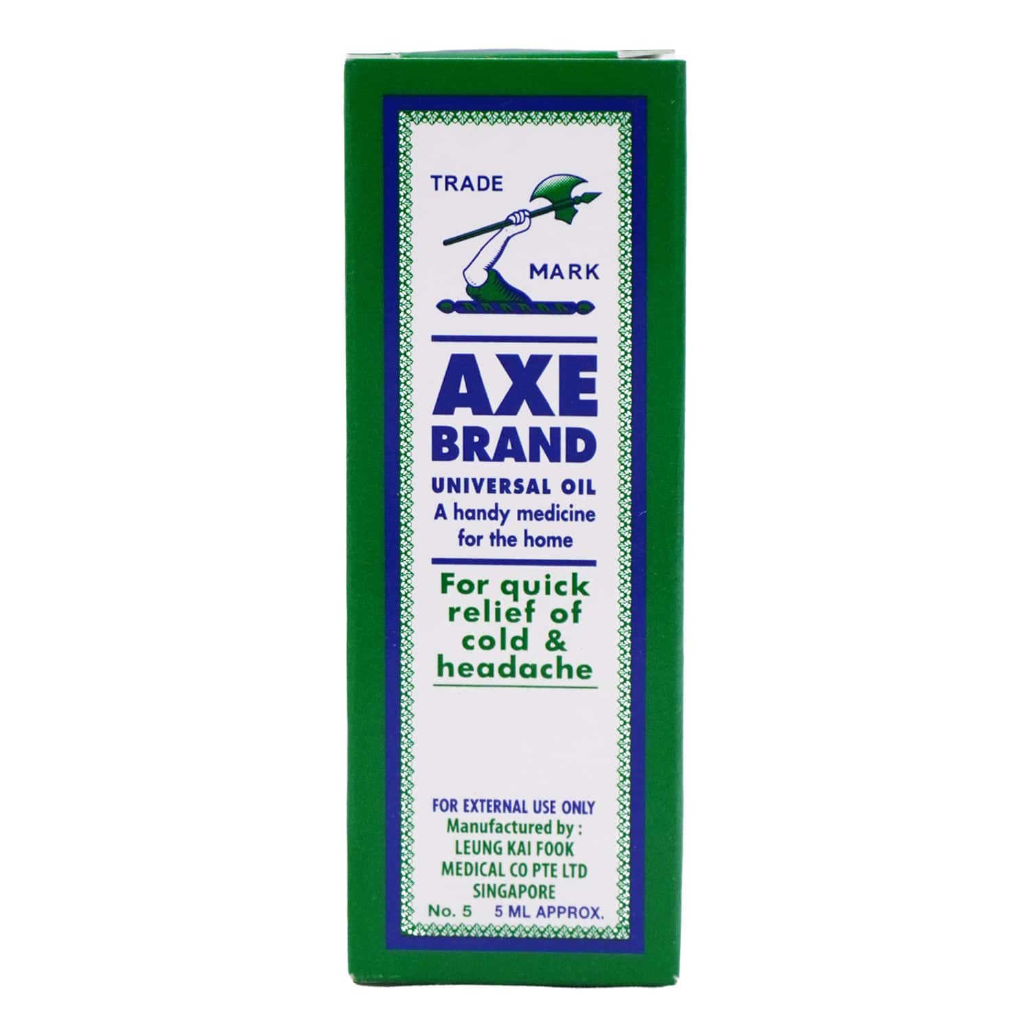Axe Brand For Quick Relief Of Cold & Headache Oil 5ml