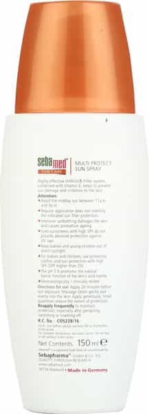 Sebamed  Sunscreen Spray Spf 30 Bottle Of 150 Ml