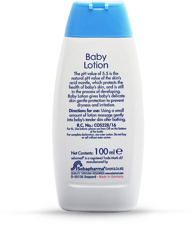 Sebamed Baby Body Lotion | Ph 5.5 | Long Lasting Moisturiser | Quickly Absorbed | 100 Ml