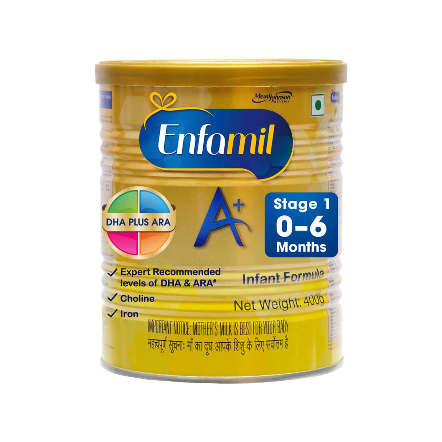 Buy Enfamil A Baby Food Stage 1 Infant Formula 0 To 6 Months Tin Of 400 G Online At Flat 18 Off Pharmeasy