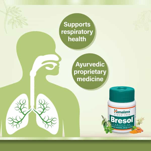 Himalaya Bresol Tablets - 60'S