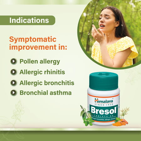 Himalaya Bresol Tablets - 60'S