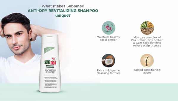 Sebamed Anti-Dry Revitalizing Shampoo 200Ml | Regenerates Dry Hair Healthy Shine Results In 3 Weeks