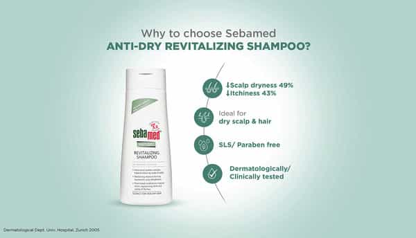 Sebamed Anti-Dry Revitalizing Shampoo 200Ml | Regenerates Dry Hair Healthy Shine Results In 3 Weeks