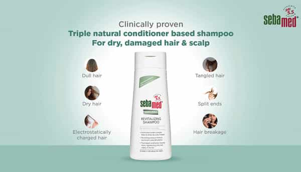 Sebamed Anti-Dry Revitalizing Shampoo 200Ml | Regenerates Dry Hair Healthy Shine Results In 3 Weeks