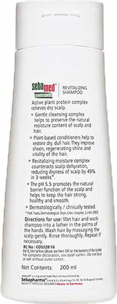 Sebamed Anti-Dry Revitalizing Shampoo 200Ml | Regenerates Dry Hair Healthy Shine Results In 3 Weeks
