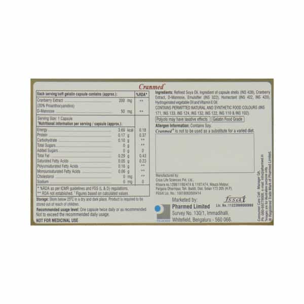 Cranmed Strip Of 10 Capsules