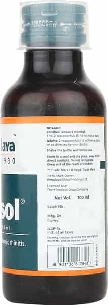 Himalaya Bresol Syrup 100Ml