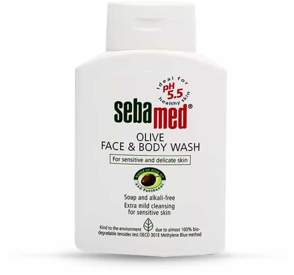 Sebamed Olive Face & Body Wash | Ph 5.5 | Soap Free | For Sensitive Dry Skin | With Olive Oil And Panthenol