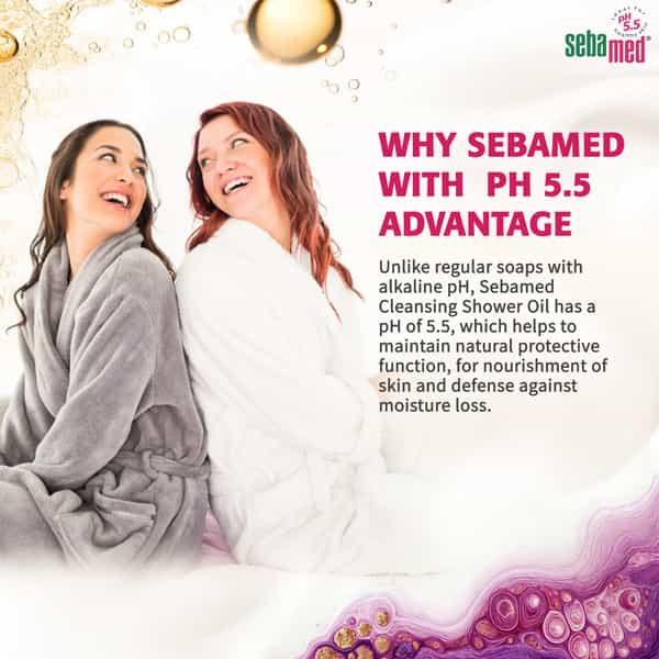 Sebamed Cleansing Shower Oil | Ph 5.5 | For Sensitive Normal To Dry Skin | 200 Ml