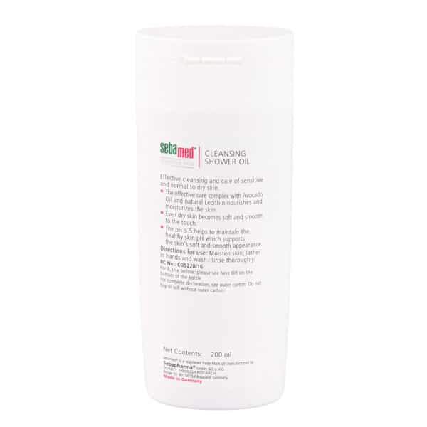Sebamed Cleansing Shower Oil | Ph 5.5 | For Sensitive Normal To Dry Skin | 200 Ml