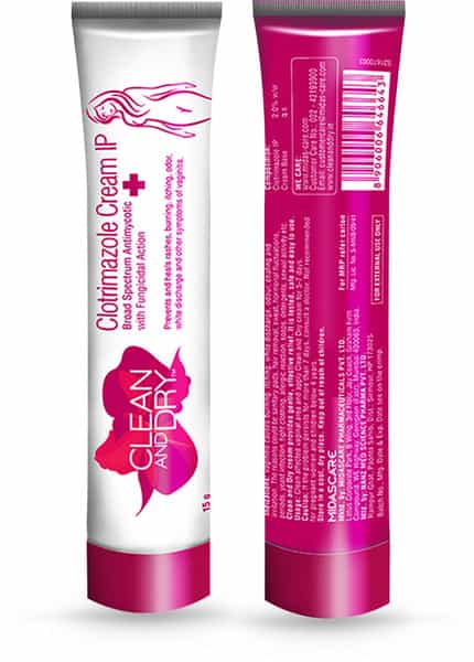 Clean And Dry Intimate Cream 15Gm