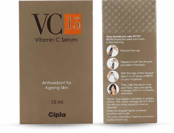 Vc 15 Vitamin C Serum | Rich In Antioxidants For Ageing Skin | 15 Ml