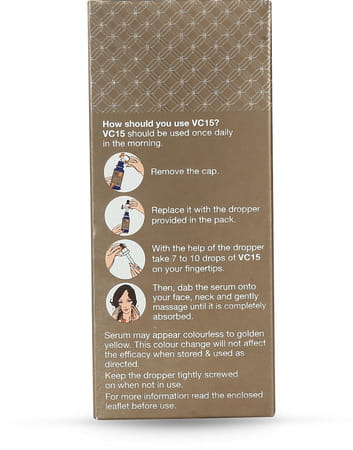Vc 15 Vitamin C Serum | Rich In Antioxidants For Ageing Skin | 15 Ml