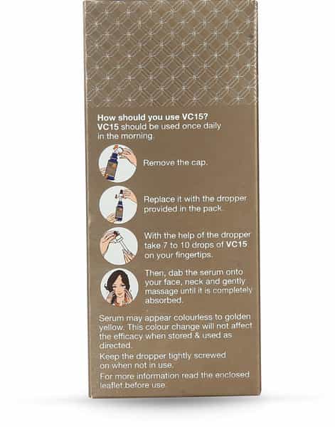 Vc 15 Vitamin C Serum | Rich In Antioxidants For Ageing Skin | 15 Ml