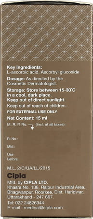 Vc 15 Vitamin C Serum | Rich In Antioxidants For Ageing Skin | 15 Ml