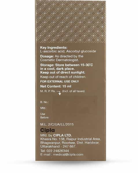 Vc 15 Vitamin C Serum | Rich In Antioxidants For Ageing Skin | 15 Ml