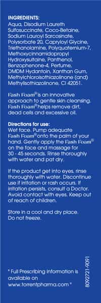 Fash Foam Face Wash Bottle Of 100 Ml